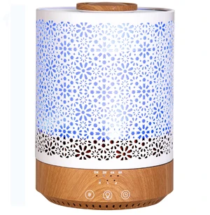 2500 ML Humidifier with Essential Oil Diffuser Décor Wood Grain | Aroma Home Décor Design, Large Capacity, LED Lights, Ultrasonic Cool Mist, Baby Living Large Room, Night Mode, Timer XL F006 2500 ML Humidifier with Essential Oil Diffuser Décor Wood Grain | Aroma Home Décor Design, Large Capacity, LED Lights, Ultrasonic Cool Mist, Baby Living Large Room, Night Mode, Timer XL F006