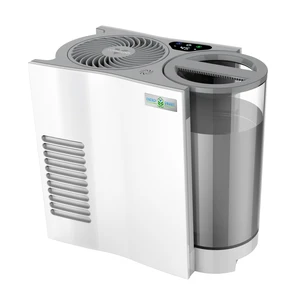 EVDC300 Energy Smart Evaporative Humidifier with Automatic Shut-off, 1 Gallon Capacity, LED Display, White EVDC300 Energy Smart Evaporative Humidifier with Automatic Shut-off, 1 Gallon Capacity, LED Display, White