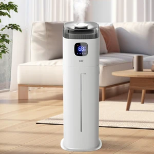 Large Humidifier for Bedroom, 9L/2.5Gallon Ultrasonic Cool Mist Humidifier with Humidistat, 360°Nozzle, 350ML/H Big Mist Level, Suitable for Kids Room Livingroom Yoga Office PlantWhite Large Humidifier for Bedroom, 9L/2.5Gallon Ultrasonic Cool Mist Humidifier with Humidistat, 360°Nozzle, 350ML/H Big Mist Level, Suitable for Kids Room Livingroom Yoga Office PlantWhite