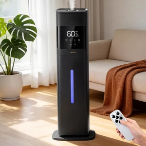 Humidifier Large Room, 2.1Gal/8L Cool Mist Humidifiers for Bedroom 500 sq ft, Humidifiers for Home with Essential Oil Diffuser, Top Fill Quiet Humidifier for Baby Nursery Office Plants, Black Humidifier Large Room, 2.1Gal/8L Cool Mist Humidifiers for Bedroom 500 sq ft, Humidifiers for Home with Essential Oil Diffuser, Top Fill Quiet Humidifier for Baby Nursery Office Plants, Black