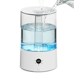 4L Top Fill Humidifier for Bedroom, Auto Constant Humidity, Smart Control, Quiet Ultrasonic Cool Mist, 360° Nozzle, 3 Mist Levels, 7-Color Light for Home Office Baby Room 4L Top Fill Humidifier for Bedroom, Auto Constant Humidity, Smart Control, Quiet Ultrasonic Cool Mist, 360° Nozzle, 3 Mist Levels, 7-Color Light for Home Office Baby Room