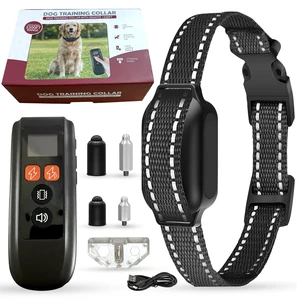 Dog Training Collar with Remote Beep & Vibration Modes Adjustable Levels, Waterproof Receiver, Rechargeable Training Collar for Small, Medium & Large Dogs Up to 1000-3300FT of Range Dog Training Collar with Remote Beep & Vibration Modes Adjustable Levels, Waterproof Receiver, Rechargeable Training Collar for Small, Medium & Large Dogs Up to 1000-3300FT of Range