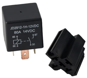 80A Small Car Relay with Wire 12V/24V Air Conditioning Fan 1Pcs() 80A Small Car Relay with Wire 12V/24V Air Conditioning Fan 1Pcs()