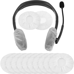 200 Pcs Disposable Headphone Ear Covers, S, 6.5 Cm/ 2.5 Inch, White | Non-woven Sanitary Pads for On-ear Headphones, Hygiene Shield for Shared Gear, Sweat-proof, Fits Most Over-ear Headsets 200 Pcs Disposable Headphone Ear Covers, S, 6.5 Cm/ 2.5 Inch, White | Non-woven Sanitary Pads for On-ear Headphones, Hygiene Shield for Shared Gear, Sweat-proof, Fits Most Over-ear Headsets
