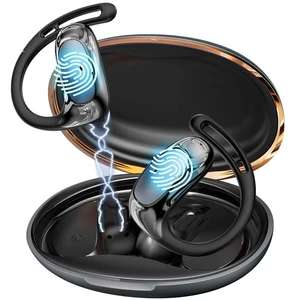 NE35 Open Ear Earbuds Bluetooth 6.0 Headphones, AI Translation Earbuds Real Time with 6 Translation Modes & 164 Language, 60H Playtime, Wireless Ear Earbuds for Travel, Meeting Sport & Learning- Grey NE35 Open Ear Earbuds Bluetooth 6.0 Headphones, AI Translation Earbuds Real Time with 6 Translation Modes & 164 Language, 60H Playtime, Wireless Ear Earbuds for Travel, Meeting Sport & Learning- Grey