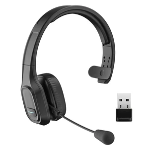 Trucker Bluetooth Headset V5.0, Wireless Headset with Noise Canceling&Mute Microphone for Cell Phones, On Ear Bluetooth Headphone for Computer, Zoom Meetings, Skype, Home Office Trucker Bluetooth Headset V5.0, Wireless Headset with Noise Canceling&Mute Microphone for Cell Phones, On Ear Bluetooth Headphone for Computer, Zoom Meetings, Skype, Home Office