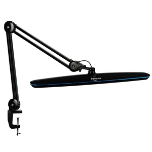 23-Inch LED Task Lamp with Clamp, 24W 2200LM, Black | 117 SMD LEDs with 4 brightness levels provide eye-caring lighting for reading, crafting, office work, and study 23-Inch LED Task Lamp with Clamp, 24W 2200LM, Black | 117 SMD LEDs with 4 brightness levels provide eye-caring lighting for reading, crafting, office work, and study