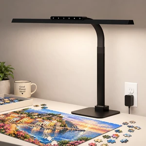 Professional Craft & Artist Lamp, 23.6" Wide LED Workspace Light | 24W Dimmable Architect Desk Lamp with 95 CRI for Sewing, Drawing, Painting, Puzzle and Large Desk Work Professional Craft & Artist Lamp, 23.6" Wide LED Workspace Light | 24W Dimmable Architect Desk Lamp with 95 CRI for Sewing, Drawing, Painting, Puzzle and Large Desk Work