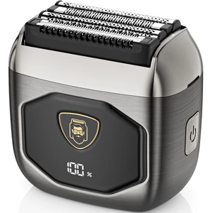 Electric Foil Shaver for Men: Full-Metal Body & 4 Floating Blades | Metal body, low vibration; easy-rinse magnetic head. IPX7 wet/dry, USB-C fast charge, 120-min runtime, LED and travel lock. Electric Foil Shaver for Men: Full-Metal Body & 4 Floating Blades | Metal body, low vibration; easy-rinse magnetic head. IPX7 wet/dry, USB-C fast charge, 120-min runtime, LED and travel lock.
