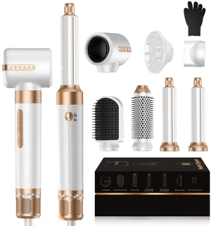 Blow Dryer Brush 7 in ONEAutowrap Curling Wand, 110,000 RPM High-Speed Negative Ionic Hair Dryer with Diffuser Concentrator, Round Brush Blow Dryer Air Styler, Volumizing Hair Styling Tools Blow Dryer Brush 7 in ONEAutowrap Curling Wand, 110,000 RPM High-Speed Negative Ionic Hair Dryer with Diffuser Concentrator, Round Brush Blow Dryer Air Styler, Volumizing Hair Styling Tools