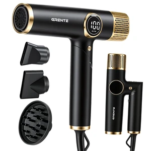 Foldable Hair Dryer with Diffuser Professional High-Speed Ionic Salon Blow Dryer, 4 Heat/3 Speed Settings, Magnetic Diffuser & Concentrator, Lightweight & Low Noise for Home and Travel Foldable Hair Dryer with Diffuser Professional High-Speed Ionic Salon Blow Dryer, 4 Heat/3 Speed Settings, Magnetic Diffuser & Concentrator, Lightweight & Low Noise for Home and Travel