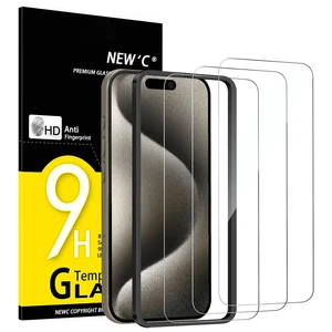 for iPhone 15 Pro Max Screen Protector Installation Tool Included | 3 Pack, HD Clear, Easy Installation Tool Included, Tempered Glass, 9H Hardness, Scratch Resistant, Bubble Free for iPhone 15 Pro Max Screen Protector Installation Tool Included | 3 Pack, HD Clear, Easy Installation Tool Included, Tempered Glass, 9H Hardness, Scratch Resistant, Bubble Free