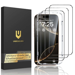 3-Pack Screen Protector for iPhone 16 Pro, Full Coverage | Tempered Glass 9H Hardness, 99.99% HD Clear, Easy to Install, Bubble-Free, Anti-Fingerprint, Anti-Scratch, 99% Cases Friendly 3-Pack Screen Protector for iPhone 16 Pro, Full Coverage | Tempered Glass 9H Hardness, 99.99% HD Clear, Easy to Install, Bubble-Free, Anti-Fingerprint, Anti-Scratch, 99% Cases Friendly