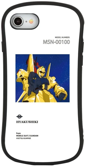 Mobile Suit Z Gundam GD-134B Hybrid Glass Case, Compatible with iPhone SE (3rd Generation/2nd Generation), 8, 7, 6s, 6 (4.7 inch), Hyakushiki Mobile Suit Z Gundam GD-134B Hybrid Glass Case, Compatible with iPhone SE (3rd Generation/2nd Generation), 8, 7, 6s, 6 (4.7 inch), Hyakushiki
