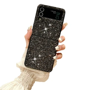Glitter Phone Case with Rhinestone for Samsung Z Flip Black Sparkly Bling Hinge Protection Shockproof Cover for Women Glamorous Phone Accessories (for Moto Razr+ 2024,Black) Glitter Phone Case with Rhinestone for Samsung Z Flip Black Sparkly Bling Hinge Protection Shockproof Cover for Women Glamorous Phone Accessories (for Moto Razr+ 2024,Black)