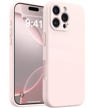 Magnetic for iPhone 16 Pro Max Case, Silicone | Full Camera Protection | Integrated Camera Control Button | MagSafe Compatible |Anti-Scratch Microfiber Lining Phone Case, Chalk Pink Magnetic for iPhone 16 Pro Max Case, Silicone | Full Camera Protection | Integrated Camera Control Button | MagSafe Compatible |Anti-Scratch Microfiber Lining Phone Case, Chalk Pink