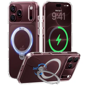Clear 360 Spin Magnetic Stand for iPhone 18 Pro Max Case | 18 Pro Max, Fit for MagSafe,18FT Drop Protection, Titanium Alloy Sturdy Case 6.9, Hands-Free Viewing, Office Meeting, Travel Clear 360 Spin Magnetic Stand for iPhone 18 Pro Max Case | 18 Pro Max, Fit for MagSafe,18FT Drop Protection, Titanium Alloy Sturdy Case 6.9, Hands-Free Viewing, Office Meeting, Travel