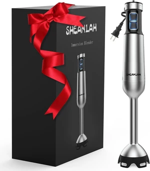 1000W Powerful Immersion Blender handheld, 2026 New Update Hand Blender with 25-Speed, Scratch-Resistant Corded Hand Mixer with Heavy-Duty Copper Brushless Motor and Gift Box 1000W Powerful Immersion Blender handheld, 2026 New Update Hand Blender with 25-Speed, Scratch-Resistant Corded Hand Mixer with Heavy-Duty Copper Brushless Motor and Gift Box