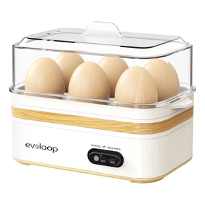 Rapid Egg Cooker Electric 6 Eggs Capacity, Soft, Medium, Hard Boiled, Poacher, Omelet Maker Egg Poacher With Auto Shut-Off, BPA Free-White Rapid Egg Cooker Electric 6 Eggs Capacity, Soft, Medium, Hard Boiled, Poacher, Omelet Maker Egg Poacher With Auto Shut-Off, BPA Free-White