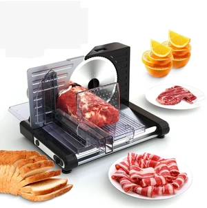 Meat Slicer Machine for Home, Foldable 120W Electric Jerky Food Slicer Adjustable 0-15mm Thickness for Frozen Deli Meat Cutter Cheese Bread Slicers, 7.5" Stainless Steel Blade & Food Pusher for Safety Meat Slicer Machine for Home, Foldable 120W Electric Jerky Food Slicer Adjustable 0-15mm Thickness for Frozen Deli Meat Cutter Cheese Bread Slicers, 7.5" Stainless Steel Blade & Food Pusher for Safety