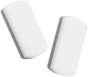 2pcs Dual-Sided Pumice Foot Scrubber with Ergonomic Handle | Pumice and PU Build, Manual Pedicure Tool, Easy to Clean, for Home Foot Bath Use 2pcs Dual-Sided Pumice Foot Scrubber with Ergonomic Handle | Pumice and PU Build, Manual Pedicure Tool, Easy to Clean, for Home Foot Bath Use