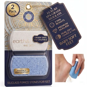 Pumice Stone for Feet Callus Remover: 2Pk Siliglass Foot Scrubber | Results in minutes. 100% hygienic Siliglass foamed glass won't snap or crumble. Erases dead skin and cracked heels. Pumice Stone for Feet Callus Remover: 2Pk Siliglass Foot Scrubber | Results in minutes. 100% hygienic Siliglass foamed glass won't snap or crumble. Erases dead skin and cracked heels.