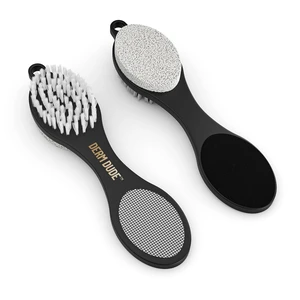 4-in-1 Foot Scrubber & Heel Repair Tool | Foot File Callus Remover for Feet | Pedicure Tool with Metal File, Pumice Stone, Emery Board & Cleaning Brush to Soften & Smooth Rough, Dry Feet 4-in-1 Foot Scrubber & Heel Repair Tool | Foot File Callus Remover for Feet | Pedicure Tool with Metal File, Pumice Stone, Emery Board & Cleaning Brush to Soften & Smooth Rough, Dry Feet