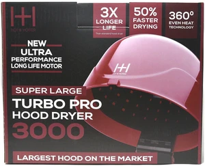 Hot & Hotter Large Ceramic Ionic Hood Dryer Professional Salon Hair Dryer with Adjustable Height, 3 Heat & Speed Settings, Portable Hooded Dryer for Rollers, Deep Conditioning & Styling Hot & Hotter Large Ceramic Ionic Hood Dryer Professional Salon Hair Dryer with Adjustable Height, 3 Heat & Speed Settings, Portable Hooded Dryer for Rollers, Deep Conditioning & Styling
