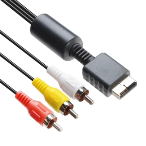 Audio Video RCA Cable - Game Console Composite Accessories Connection AV Cable for PS1 PS2 PS3, 6FT Audio Video RCA Cable - Game Console Composite Accessories Connection AV Cable for PS1 PS2 PS3, 6FT