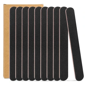 10 Pack Nail Files, Professional Double Sided 100/180 Grit Emery Board for Manicure Pedicure, Black 10 Pack Nail Files, Professional Double Sided 100/180 Grit Emery Board for Manicure Pedicure, Black