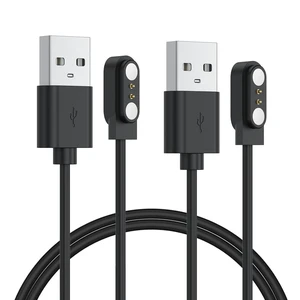 2 Pack for BIGGERFIVE Brave 2 Smartwatch Charger, Magnetic USB Charging Cable Cord for BIGGERFIVE BW02&BW01 2 Pack for BIGGERFIVE Brave 2 Smartwatch Charger, Magnetic USB Charging Cable Cord for BIGGERFIVE BW02&BW01
