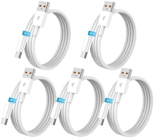 5Pack USB A to USB C Fast Charging Cable, Data Transfer5x3.3ft | Compatible with iPhone 17/16/15 & Type-C Devices, 5-Piece Value Pack, Durable & Sturdy for Office, Car and Home. 5Pack USB A to USB C Fast Charging Cable, Data Transfer5x3.3ft | Compatible with iPhone 17/16/15 & Type-C Devices, 5-Piece Value Pack, Durable & Sturdy for Office, Car and Home.