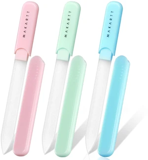 Glass Nail File for Natural Nails: Reusable Nail Care Tool, 3pcs | Fast Shaping & Gentle Smoothing, Double-Sided Sandblasted Surface, Washable, Portable Lightweight Manicure Gift with Case Glass Nail File for Natural Nails: Reusable Nail Care Tool, 3pcs | Fast Shaping & Gentle Smoothing, Double-Sided Sandblasted Surface, Washable, Portable Lightweight Manicure Gift with Case
