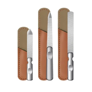 Metal Nail File (3 Pcs), Nail Files for Natural Nails & Toenails, Thick Nails Made of Stainless Steel, Double Sided Metal Nail Files with Anti-Slip Handle for Fingernail Toenail, Home or Salon Use Metal Nail File (3 Pcs), Nail Files for Natural Nails & Toenails, Thick Nails Made of Stainless Steel, Double Sided Metal Nail Files with Anti-Slip Handle for Fingernail Toenail, Home or Salon Use