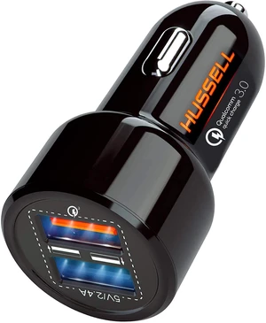 Cigarette Lighter USB Adapter - 12 V Car Charger for Mobile Phone, Navigation Connection to Socket - 2-Port Multiple Plug - Must Have Car Gadget Cigarette Lighter USB Adapter - 12 V Car Charger for Mobile Phone, Navigation Connection to Socket - 2-Port Multiple Plug - Must Have Car Gadget