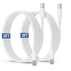 USB C to C Charging Cable 3ft, 60W Fast Type C to C Charger Cord Short for Apple iPhone Duo/18 Pro Max/17 Air/16 Pro Max/15 Plus, MacBook Pro 2023/2022/2021,iPad 12.9/11 inch/Mini/Air,Samsung Galaxy USB C to C Charging Cable 3ft, 60W Fast Type C to C Charger Cord Short for Apple iPhone Duo/18 Pro Max/17 Air/16 Pro Max/15 Plus, MacBook Pro 2023/2022/2021,iPad 12.9/11 inch/Mini/Air,Samsung Galaxy