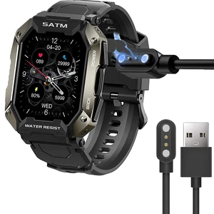 Compatible with AMAZTIM C20 Smartwatch Charger, Magnetic USB Charging Cable Replacement Charger Compatible for Kospet Tank M1 Pro/Tank T1 Pro/C20 Watch/C16 Watch/PYRODUM GT600 (Black) Compatible with AMAZTIM C20 Smartwatch Charger, Magnetic USB Charging Cable Replacement Charger Compatible for Kospet Tank M1 Pro/Tank T1 Pro/C20 Watch/C16 Watch/PYRODUM GT600 (Black)