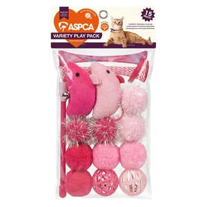 15-Piece Cat Toy Variety Pack Interactive Kitten & Cat Toys Set with Multiple Textures Indoor Play Toys for Exercise, Enrichment & Boredom Relief, Pink 15-Piece Cat Toy Variety Pack Interactive Kitten & Cat Toys Set with Multiple Textures Indoor Play Toys for Exercise, Enrichment & Boredom Relief, Pink