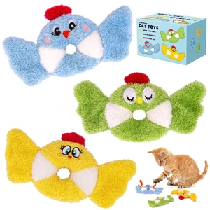 Cat Toys Bird, Catnip Toys for Indoor Cats, 3 Pack, 8.66 Inches | Interactive Kitty Kicker Toys with Crinkle Sound, Soft and Durable, Safe Kitten Chew Teeth Cleaning Cat Toys Bird, Catnip Toys for Indoor Cats, 3 Pack, 8.66 Inches | Interactive Kitty Kicker Toys with Crinkle Sound, Soft and Durable, Safe Kitten Chew Teeth Cleaning