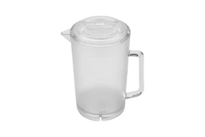 . 64 oz / 2 Quart Clear Plastic Pitcher with Lid | Dishwasher safe, BPA-free, Shatterproof, Airtight lid prevents spills, Angled pour spout, Great for Water, Iced Tea and Juice . 64 oz / 2 Quart Clear Plastic Pitcher with Lid | Dishwasher safe, BPA-free, Shatterproof, Airtight lid prevents spills, Angled pour spout, Great for Water, Iced Tea and Juice