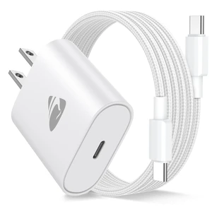 iPhone 17 16 15 Charger Fast Charging 20W USB C Charger Block, 6FT Cable | Type C Charger Fast Charging with 6FT USB C to USB C Cable Cord for iPhone 17/17 Pro/18 17 16 15 Pro Max/iPad/AirPods/Samsung iPhone 17 16 15 Charger Fast Charging 20W USB C Charger Block, 6FT Cable | Type C Charger Fast Charging with 6FT USB C to USB C Cable Cord for iPhone 17/17 Pro/18 17 16 15 Pro Max/iPad/AirPods/Samsung