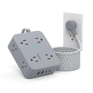 6Ft Surge Protector Power Strip USB C, 1080J, 8 Outlet Extender | Extension Cord with Multiple Outlets, 4 USB Ports(2 USB C), Flat Plug, Wall Mount, Home Dorm Room Essentials, ETL Listed 6Ft Surge Protector Power Strip USB C, 1080J, 8 Outlet Extender | Extension Cord with Multiple Outlets, 4 USB Ports(2 USB C), Flat Plug, Wall Mount, Home Dorm Room Essentials, ETL Listed