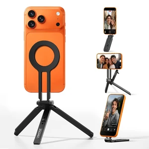 for MagSafe Tripod for iPhone-Compact &Portable Phone Stand for Desk | Metal Magnetic Tripod for iPhone 17/16/15/14/13/12 Series, with 1/4" Screw & Hook, for Travel, Selfie, Vlogging, Video Call for MagSafe Tripod for iPhone-Compact &Portable Phone Stand for Desk | Metal Magnetic Tripod for iPhone 17/16/15/14/13/12 Series, with 1/4" Screw & Hook, for Travel, Selfie, Vlogging, Video Call