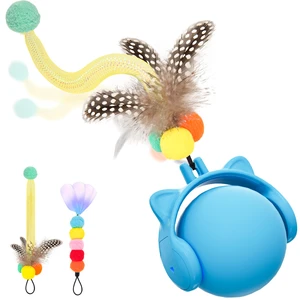 Cat Toys for Indoor Cats, New Intelligent Voice Timing Touch Control Cats Ball, Simulate Mouse Sound Kitten Toy, Automatic Interactive Moving Cat Toy for All Ages Cat Toys for Indoor Cats, New Intelligent Voice Timing Touch Control Cats Ball, Simulate Mouse Sound Kitten Toy, Automatic Interactive Moving Cat Toy for All Ages