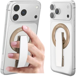 Magnetic-Phone-Grip-Stand, Magnetic Phone Ring Holder Kickstand with Silicone Finger Strap, Compatibility for iPhone 17/16/15/14/13/12, Android, and More (White) Magnetic-Phone-Grip-Stand, Magnetic Phone Ring Holder Kickstand with Silicone Finger Strap, Compatibility for iPhone 17/16/15/14/13/12, Android, and More (White)