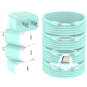 iPhone Charger Fast Charger,USB C Charger 4 Pack, 6FT Lightning Cable | USB C to Lightning Cables for Home, Office&Travel, Compatible with iPhone 7/8/X/11/12/13/14 Series, Pro/Max/Plus/mini(Blue) iPhone Charger Fast Charger,USB C Charger 4 Pack, 6FT Lightning Cable | USB C to Lightning Cables for Home, Office&Travel, Compatible with iPhone 7/8/X/11/12/13/14 Series, Pro/Max/Plus/mini(Blue)