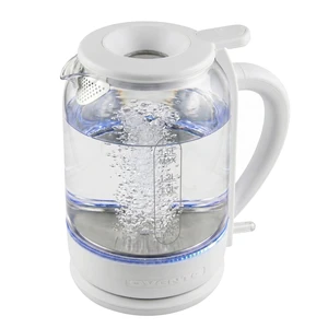 1.5L Glass Electric Kettle Water Boiler, White KG516W | 1500W Fast Boiling, Easy Fill Lid, Stainless Steel Filter, LED Indicator, Auto Shut-Off, Boil-Dry Protection, 360° Base 1.5L Glass Electric Kettle Water Boiler, White KG516W | 1500W Fast Boiling, Easy Fill Lid, Stainless Steel Filter, LED Indicator, Auto Shut-Off, Boil-Dry Protection, 360° Base