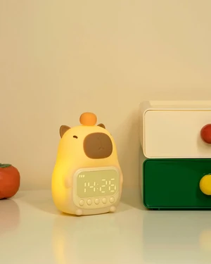 Capybara Alarm Clock for Kids, Cute Kid Night Light Toddler Alarm Clocks | Kids Small Digital Clock for Bedroom Bedside, Dual Alarm, Warm Night Light, LED Desk Clock Gift for Boys and Girls Capybara Alarm Clock for Kids, Cute Kid Night Light Toddler Alarm Clocks | Kids Small Digital Clock for Bedroom Bedside, Dual Alarm, Warm Night Light, LED Desk Clock Gift for Boys and Girls