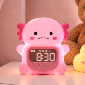 Alarm Clock for Kids, Cute Night Light Toddler Alarm Clocks, Pink | Kids Small Digital Clock for Bedroom Bedside, Dual Alarm, Multicolor Night Light, LED Desk Clock Gift for Boys and Girls Alarm Clock for Kids, Cute Night Light Toddler Alarm Clocks, Pink | Kids Small Digital Clock for Bedroom Bedside, Dual Alarm, Multicolor Night Light, LED Desk Clock Gift for Boys and Girls