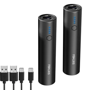 Portable Charger, 5000mAh Mini Power Bank, S03 2-Pack Pocket Size Fast Charging USB-C (in&Out), PowerNano, Compatible with iPhone Series, Android Phone and More Portable Charger, 5000mAh Mini Power Bank, S03 2-Pack Pocket Size Fast Charging USB-C (in&Out), PowerNano, Compatible with iPhone Series, Android Phone and More